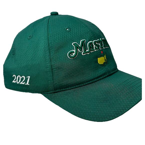 Masters Golf Hat Cap 2021 Strapback Embroidered Augusta National Green Ahead USA - Picture 1 of 9